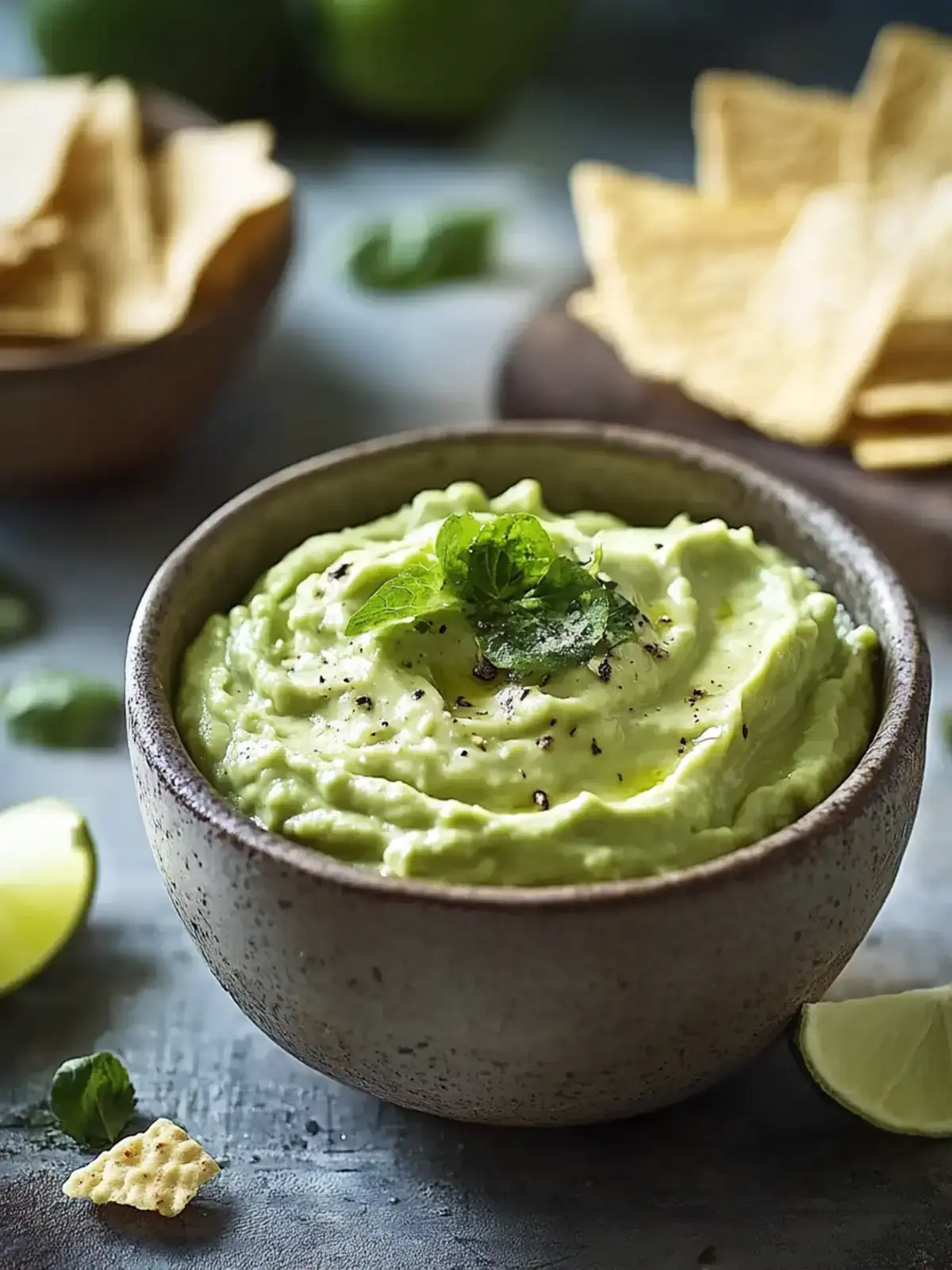 Einfaches Avocado-Dip mit Frischkäse