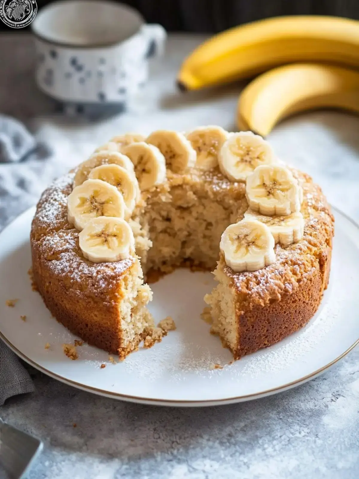 Einfaches Rezept Bananenkuchen