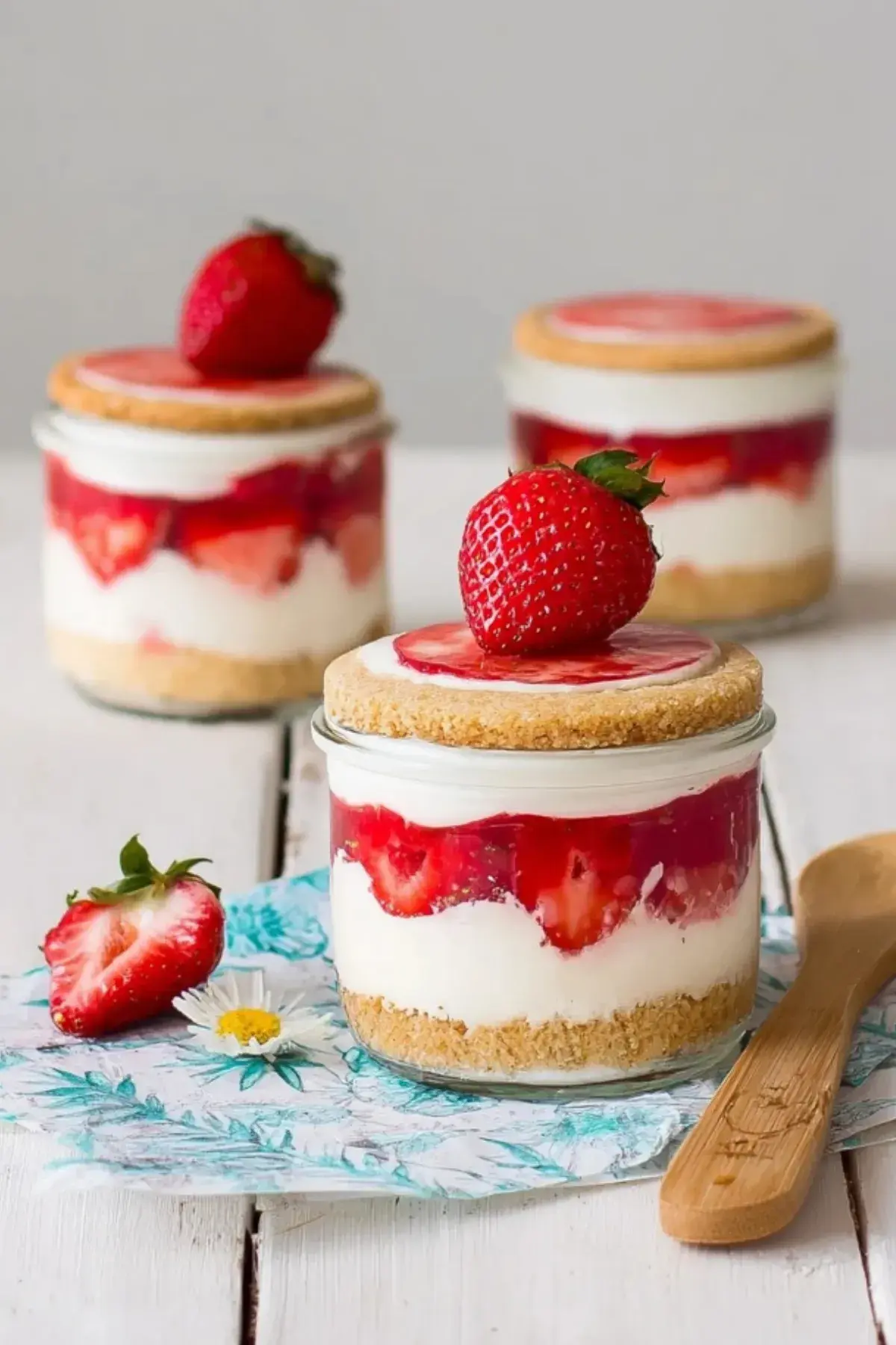 Erdbeer Butterkeks Dessert