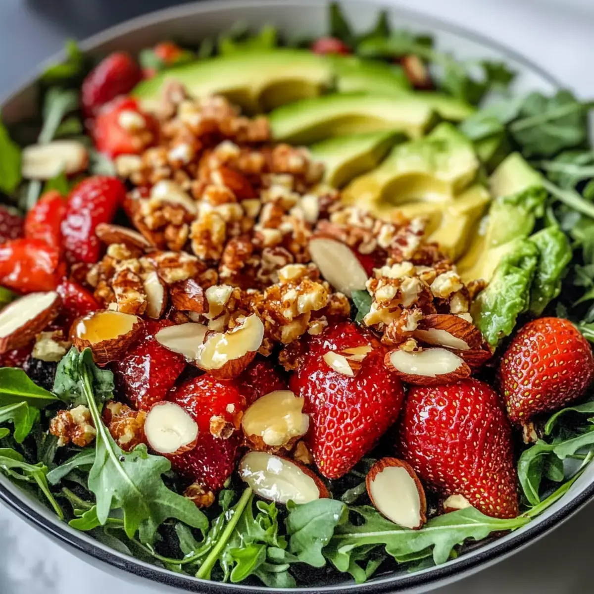 Erdbeer-Crunch-Salat