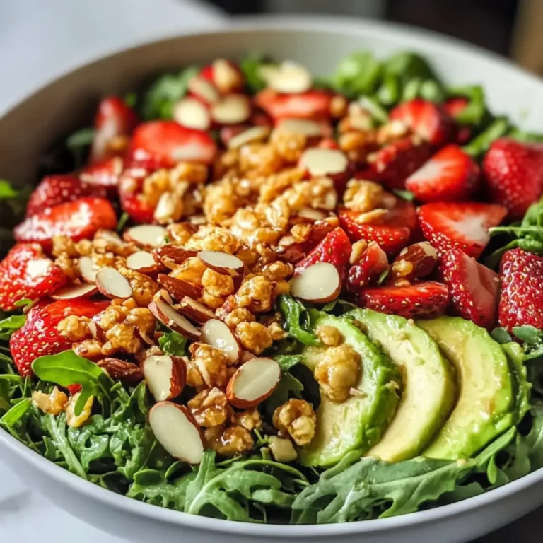 Erdbeer-Crunch-Salat: Einfach und köstlich für den Sommer