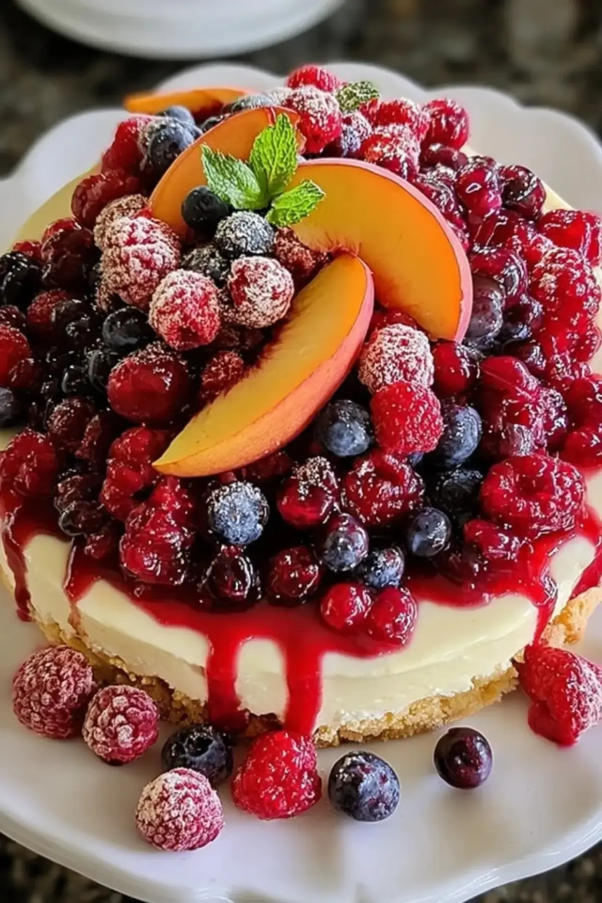 Erdbeer Dessert im Glas