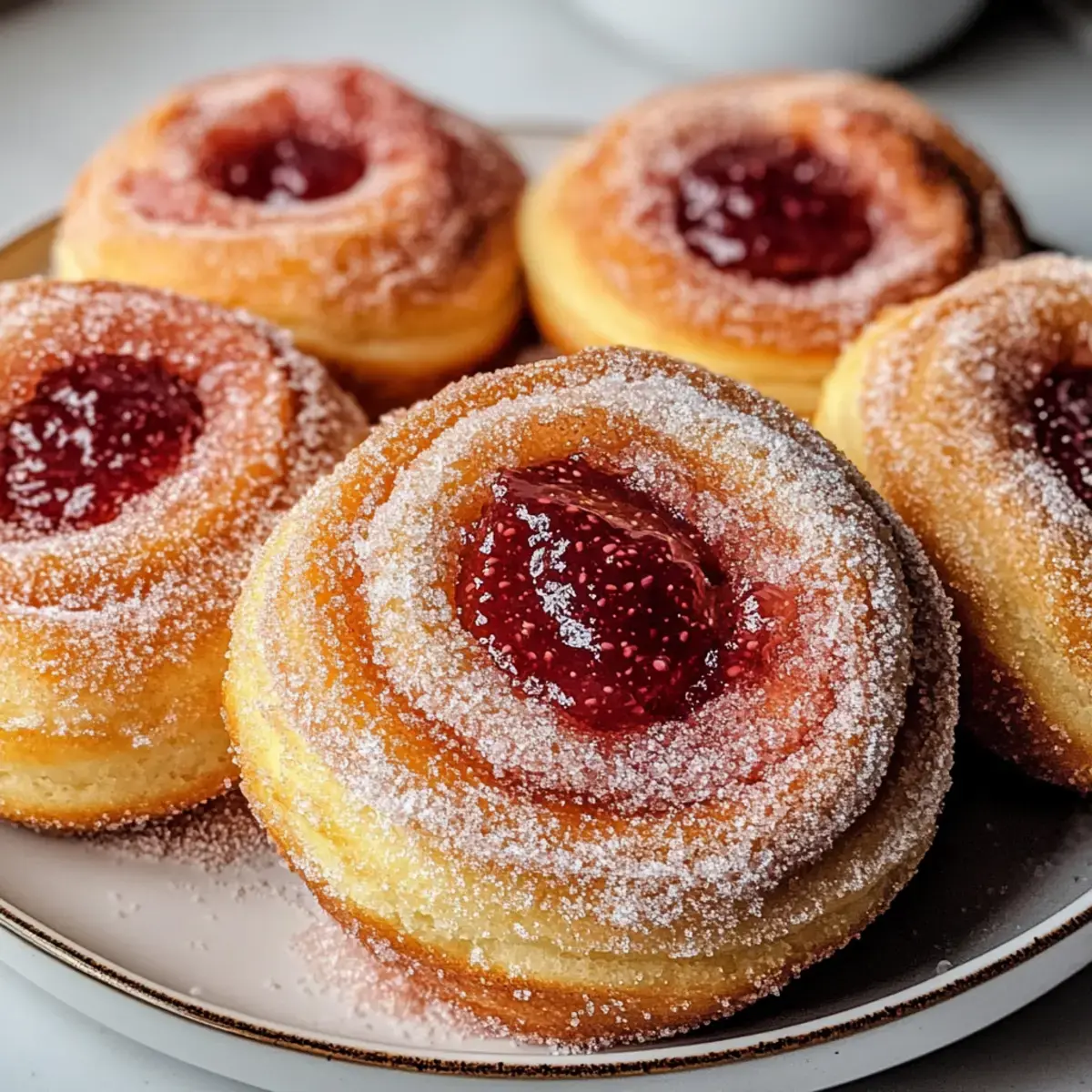 Erdbeer-Donut-Rollen