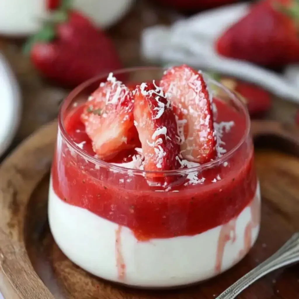 Erdbeer Mascarpone Creme Dessert