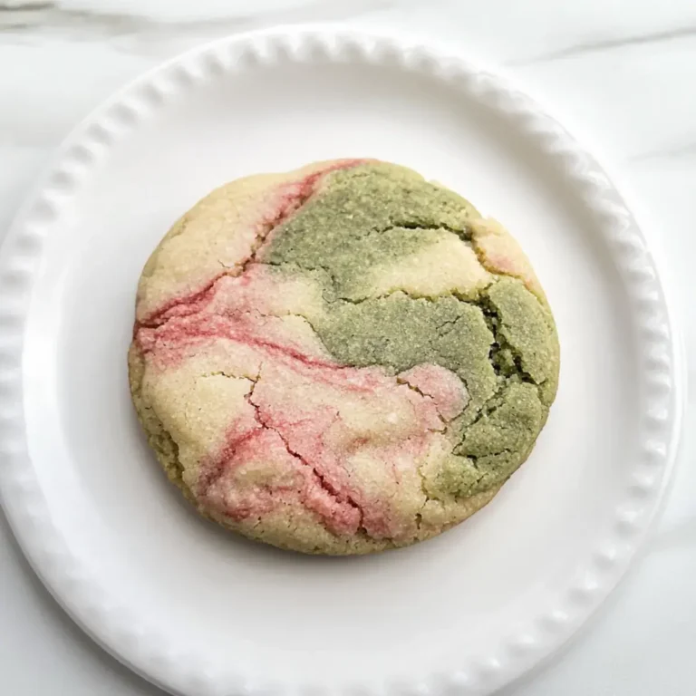 Erdbeer-Matcha-Marmorplätzchen