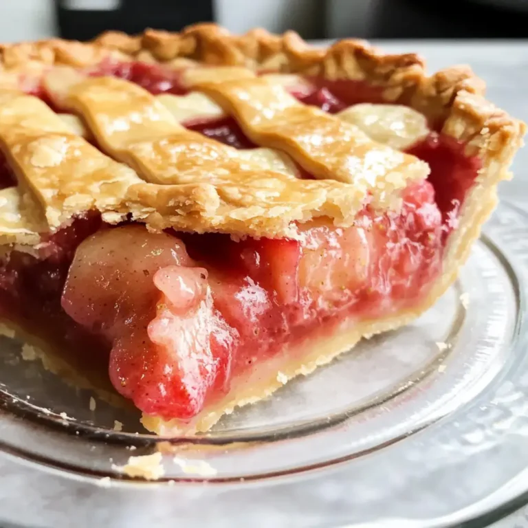 Erdbeer Rhabarber Pie