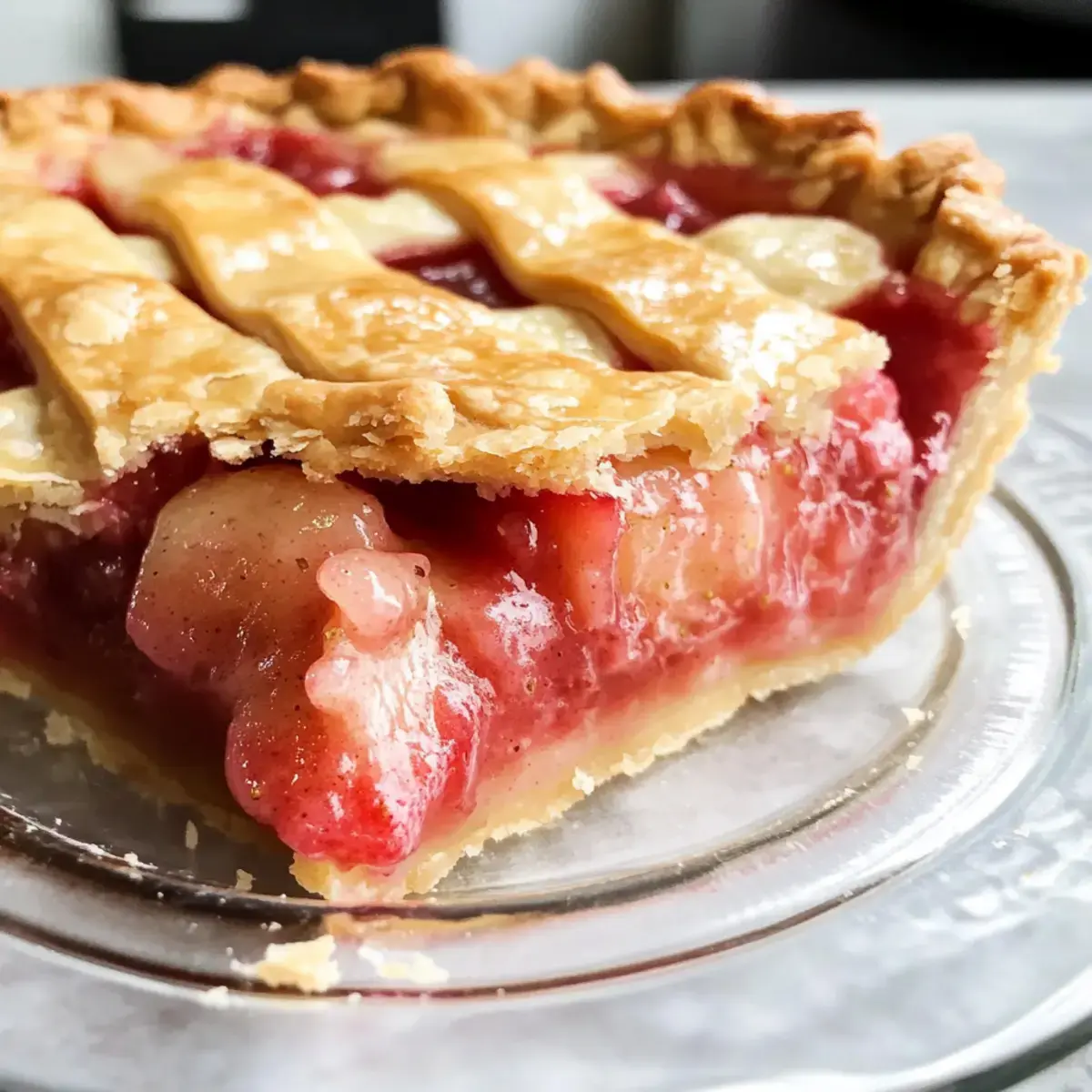 Erdbeer Rhabarber Pie