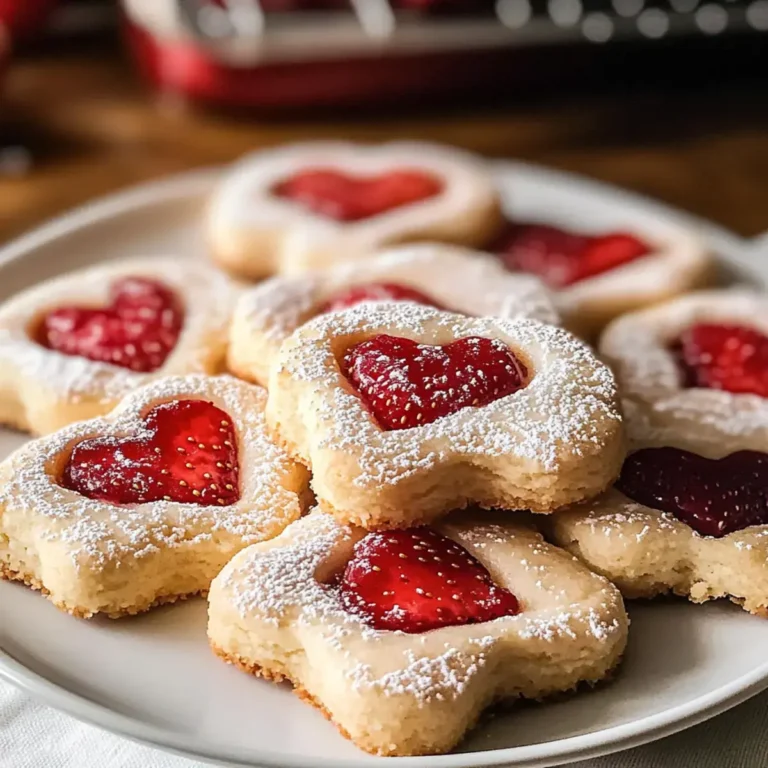 Erdbeer-Shortbread-Kekse