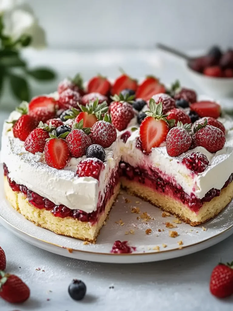 Erdbeer-Stracciatella-Torte