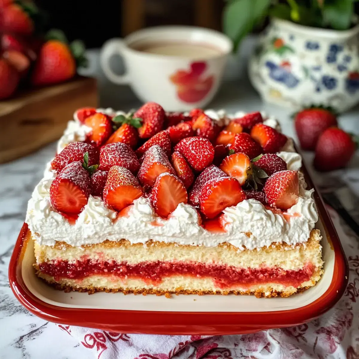 Erdbeer Tiramisu Rezept