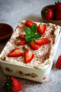 Erdbeertiramisu