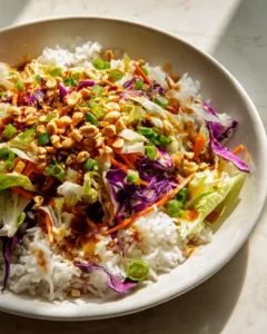 Erdnuss-Knacksalat mit Sesamdressing