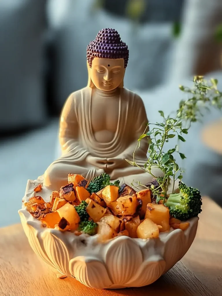 Erdnuss Süßkartoffel Buddha Schüssel – Ein einfaches, köstliches Rezept