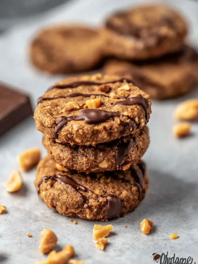 Erdnussbutter Schokoladenstückchen Kekse