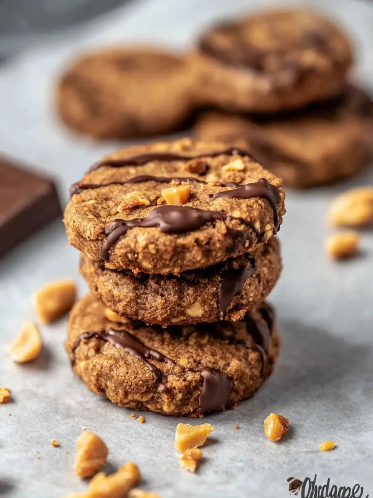 Erdnussbutter Schokoladenstückchen Kekse
