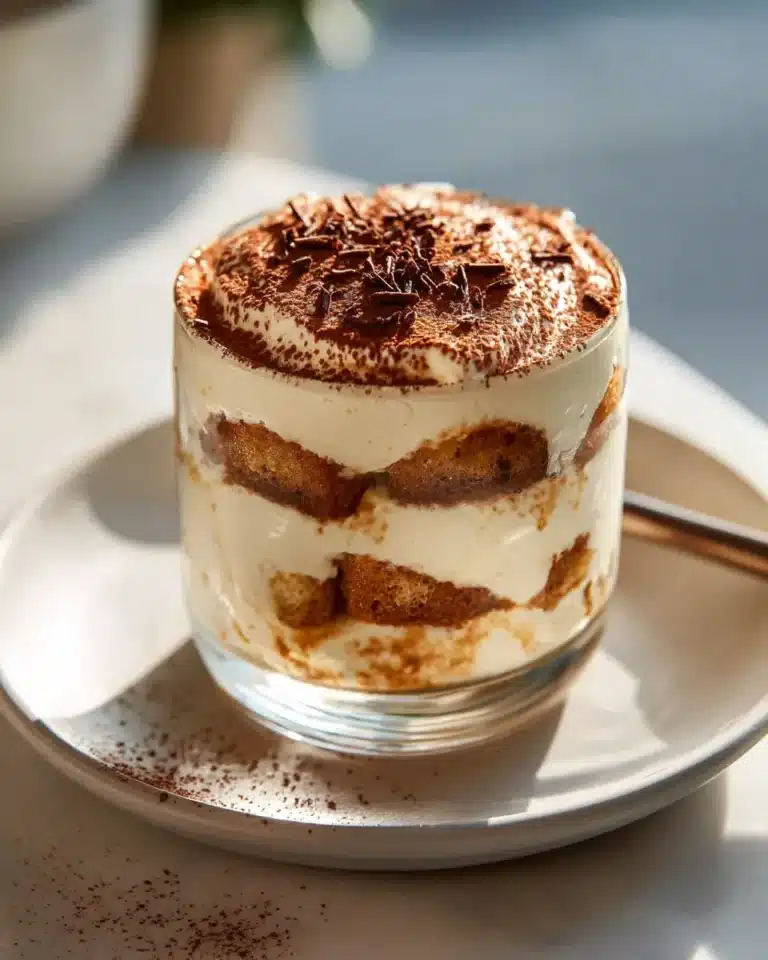 Erdnussfreies Tiramisu im Glas mit alkoholfreiem Bier – Snackerra