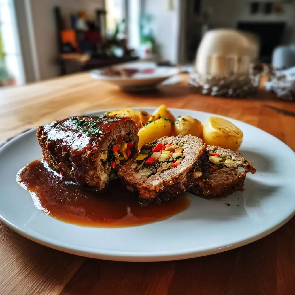 Falscher Hase Rinder Hähnchenhackfleisch