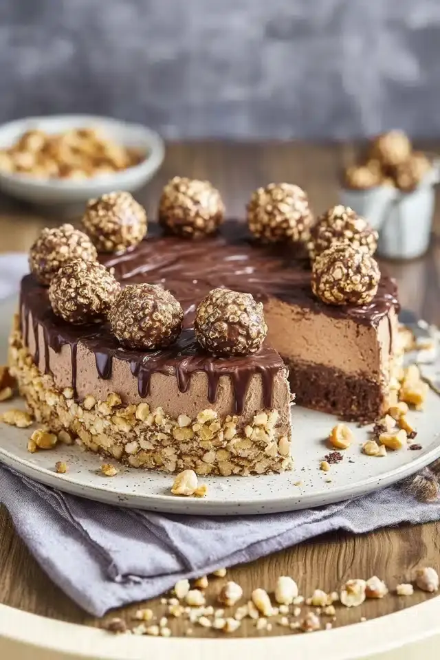 Ferrero Rocher Torte ohne Backen