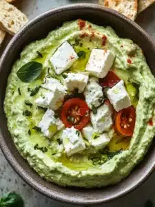 Cremiger Feta-Avocado-Dip