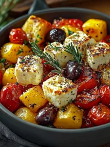 Feta Kartoffeln Ofengemüse – Cremiger mediterraner Genuss