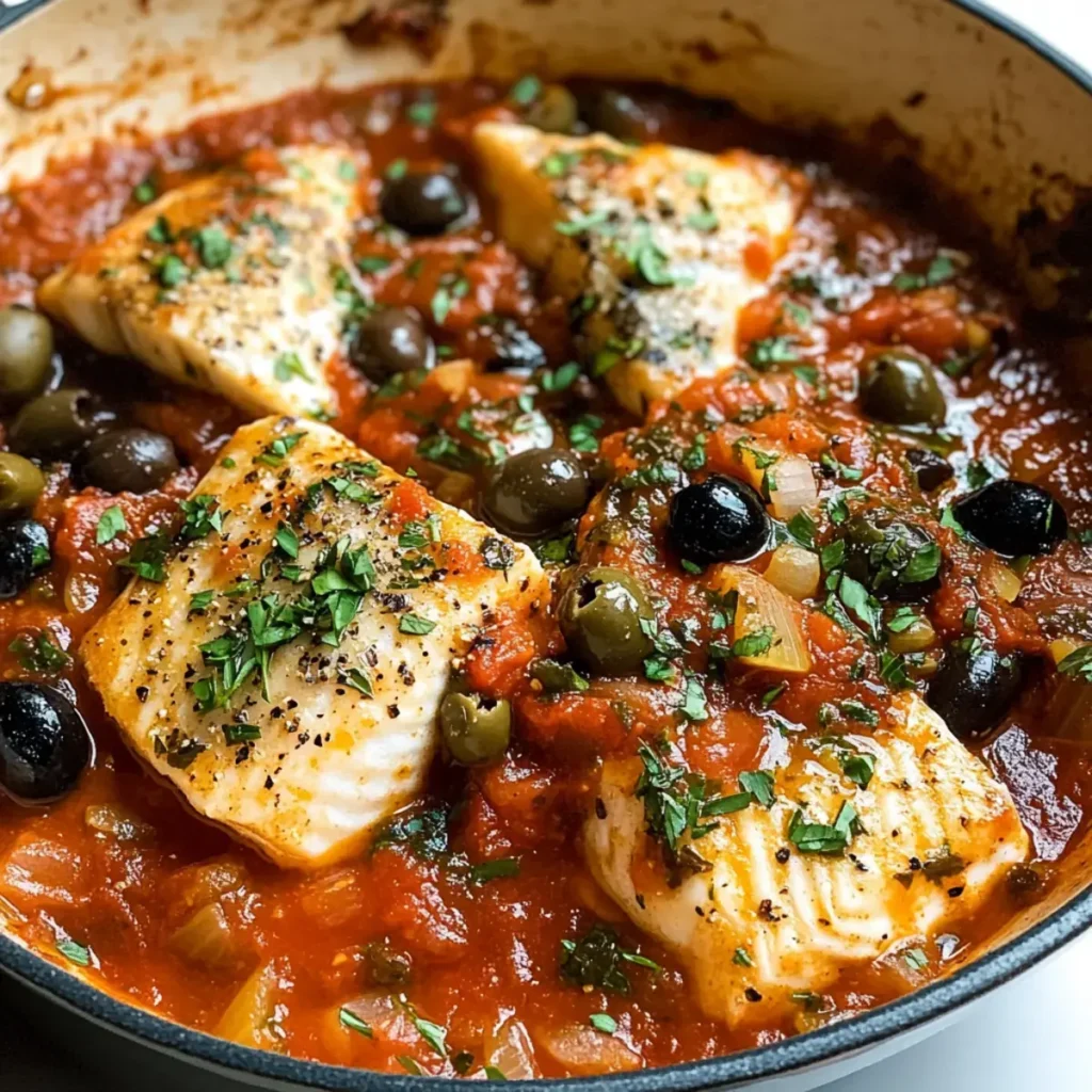 Fisch Puttanesca Rezept