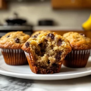 Flauschige Bananenbrot-Muffins