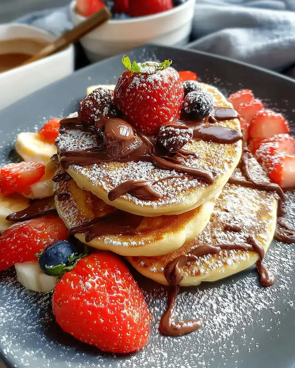 Fluffige Pancakes 4 Zutaten