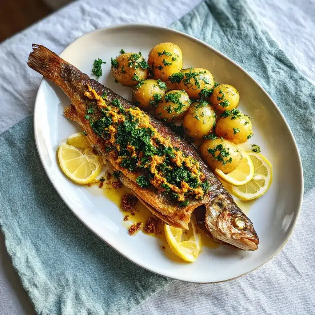Forelle ‚Müllerin Art‘ mit Mandelbutter und Petersilienkartoffeln – LNNRW