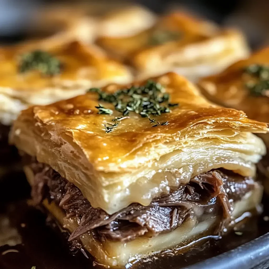 Französische Dip Quadrate