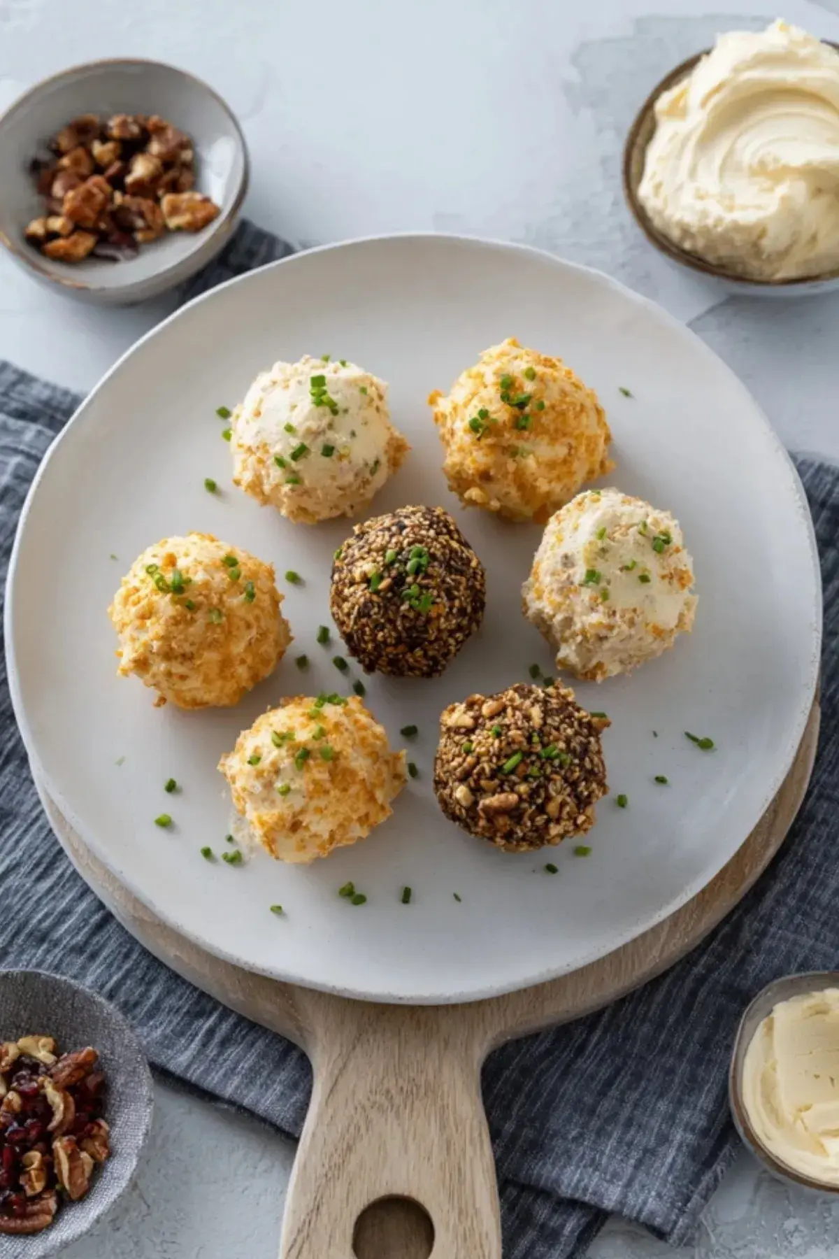 Frischkäse Bällchen