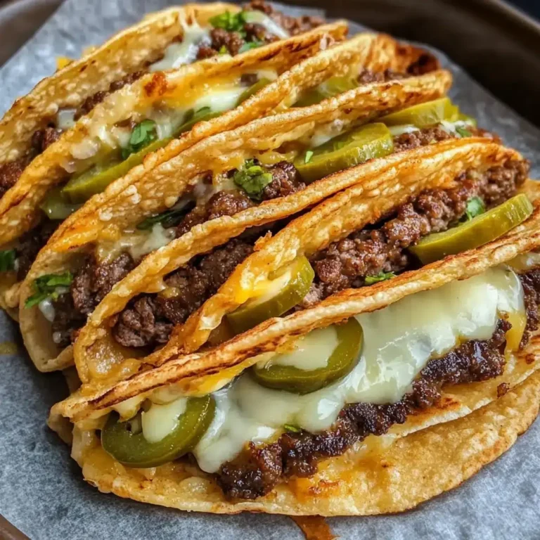 Frittierte Smash-Burger-Tacos