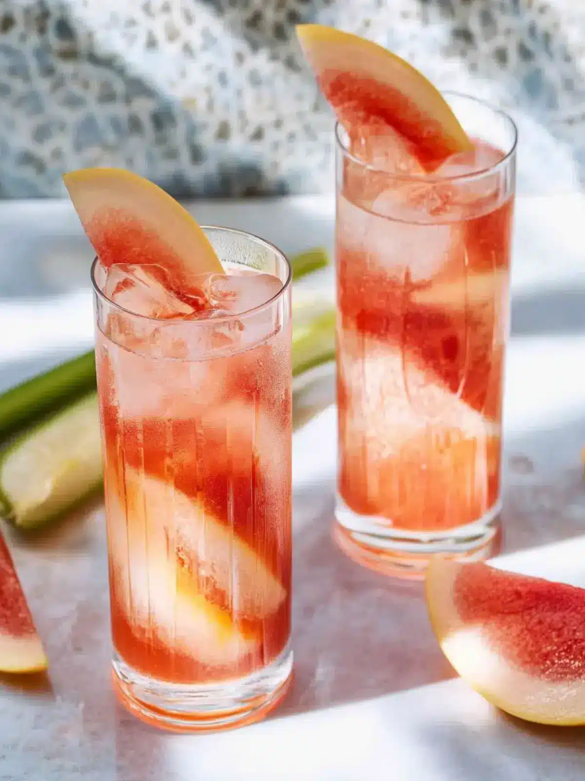 Fruchtiger Rhabarber Spritz