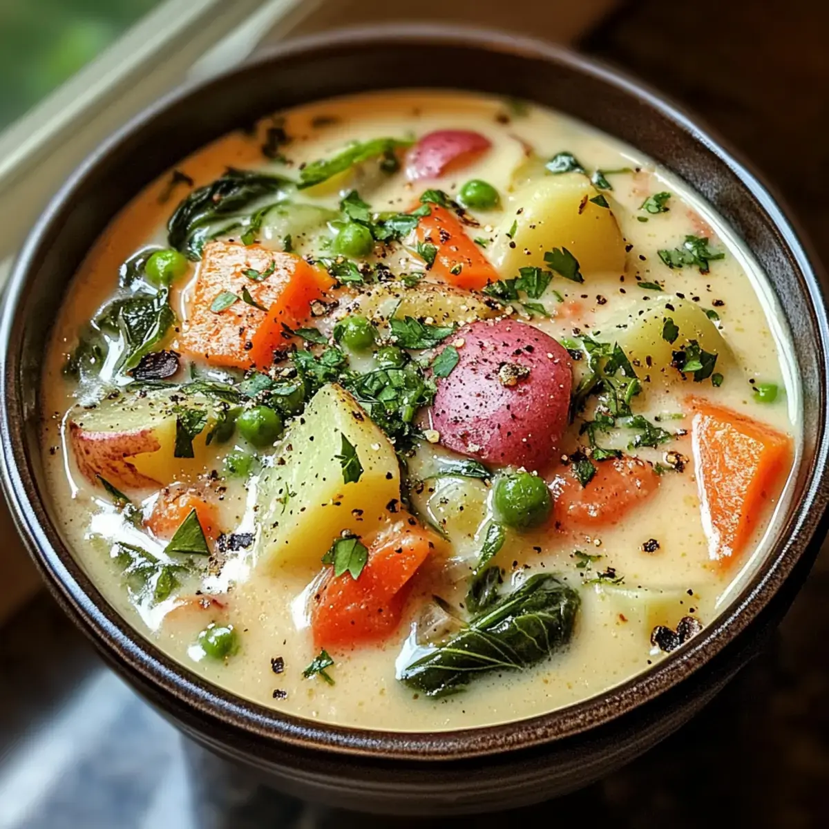 Frühlingsgemüsesuppe