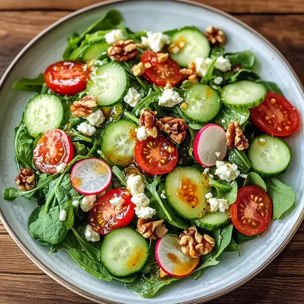 Frühlingsgrün Honigsenf Salat