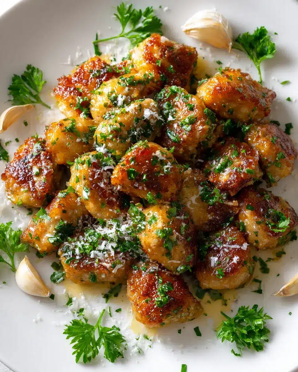 Garlic Parmesan Chicken Bites