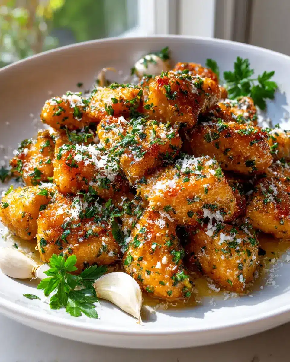 Garlic Parmesan Chicken Bites
