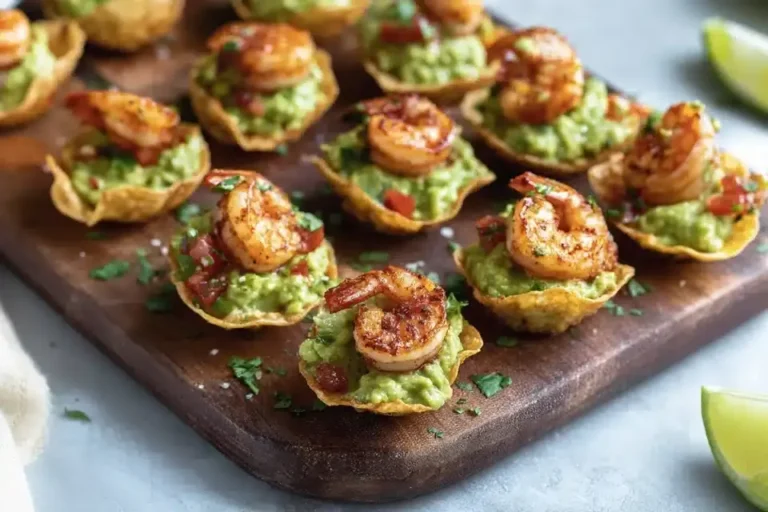 Garnelen Guacamole Bites