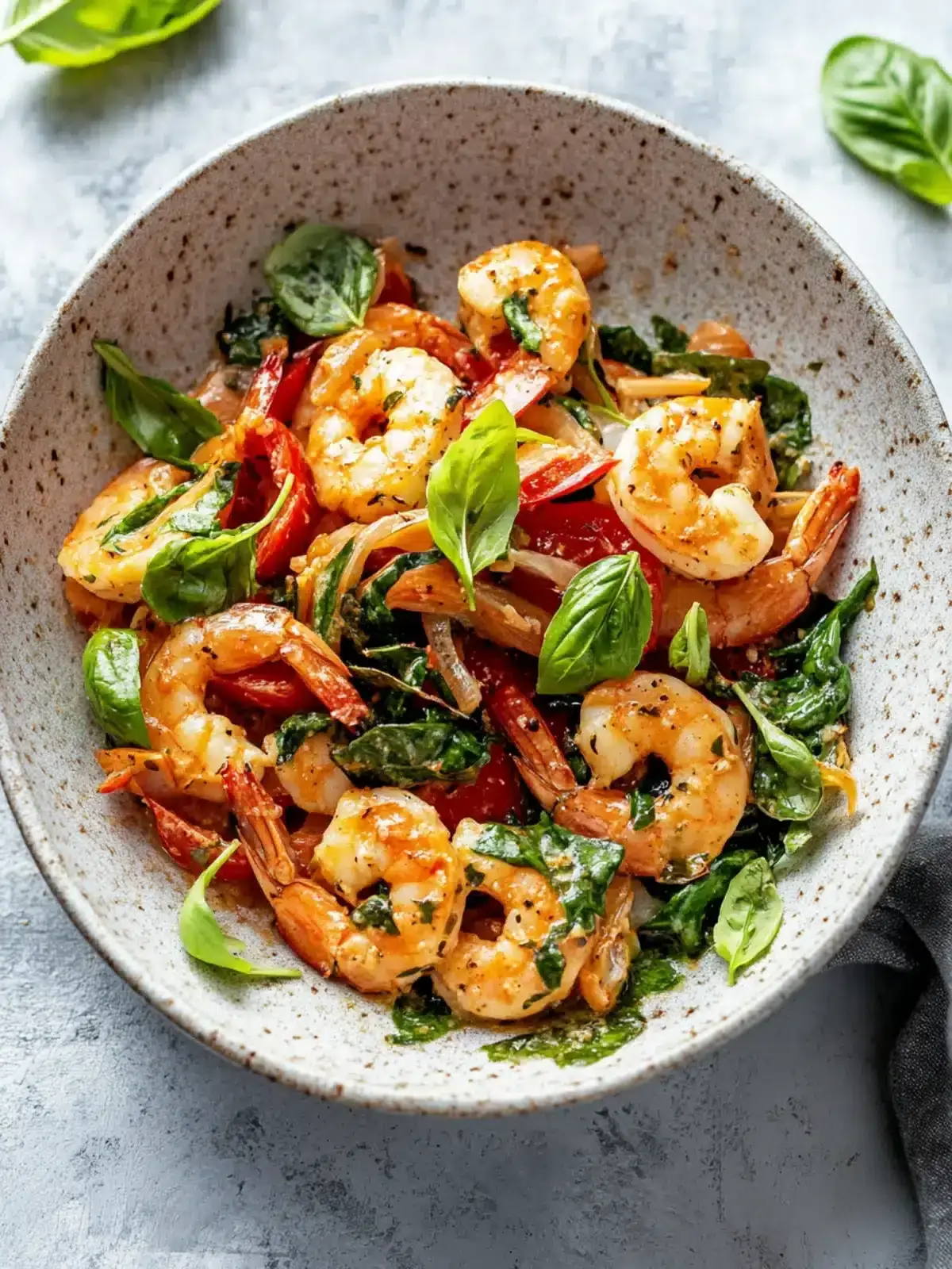 Garnelen und Rahm-Mais