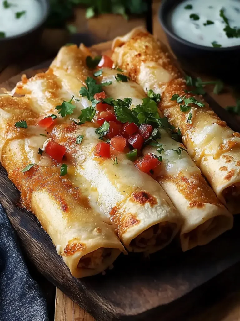 Gebackene Frischkäse-Hühnchen-Taquitos: Knuspriger Genuss Zuhause