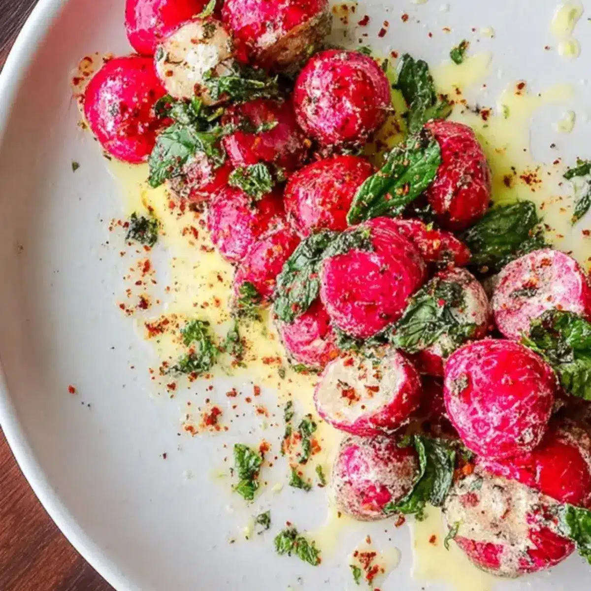 Gebackene Radieschen