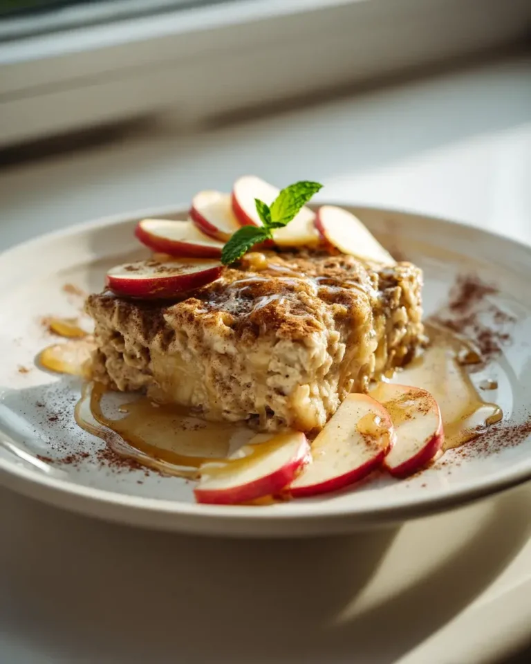 Gebackenes Haferflocken Apfel Zimt: Dein gesundes Frühstück! – Snackerra