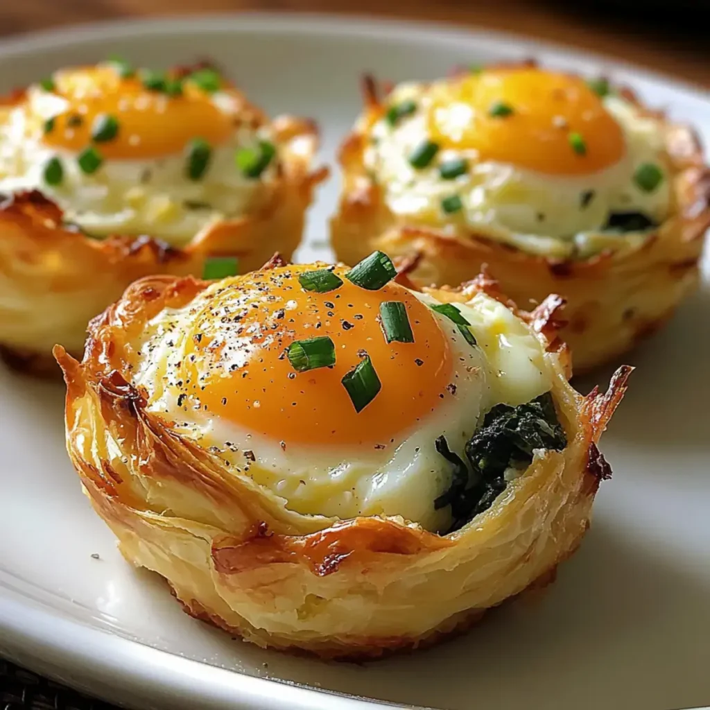 Gebratene Eier Napoleon