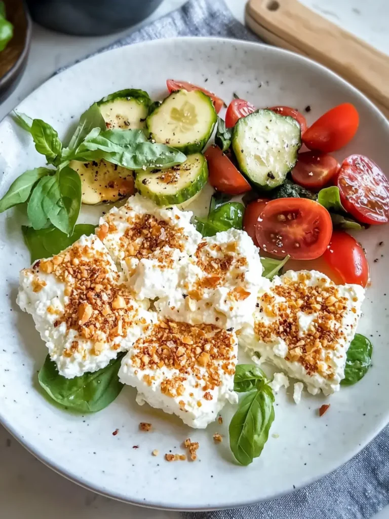 Gebratener Feta Low Carb mit Mandelkruste: Köstlich & Einfach