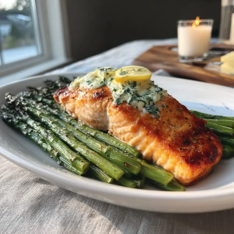 Gebratener Lachs mit Grünem Spargel