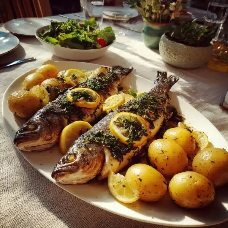 Gefüllte Forelle Ofen