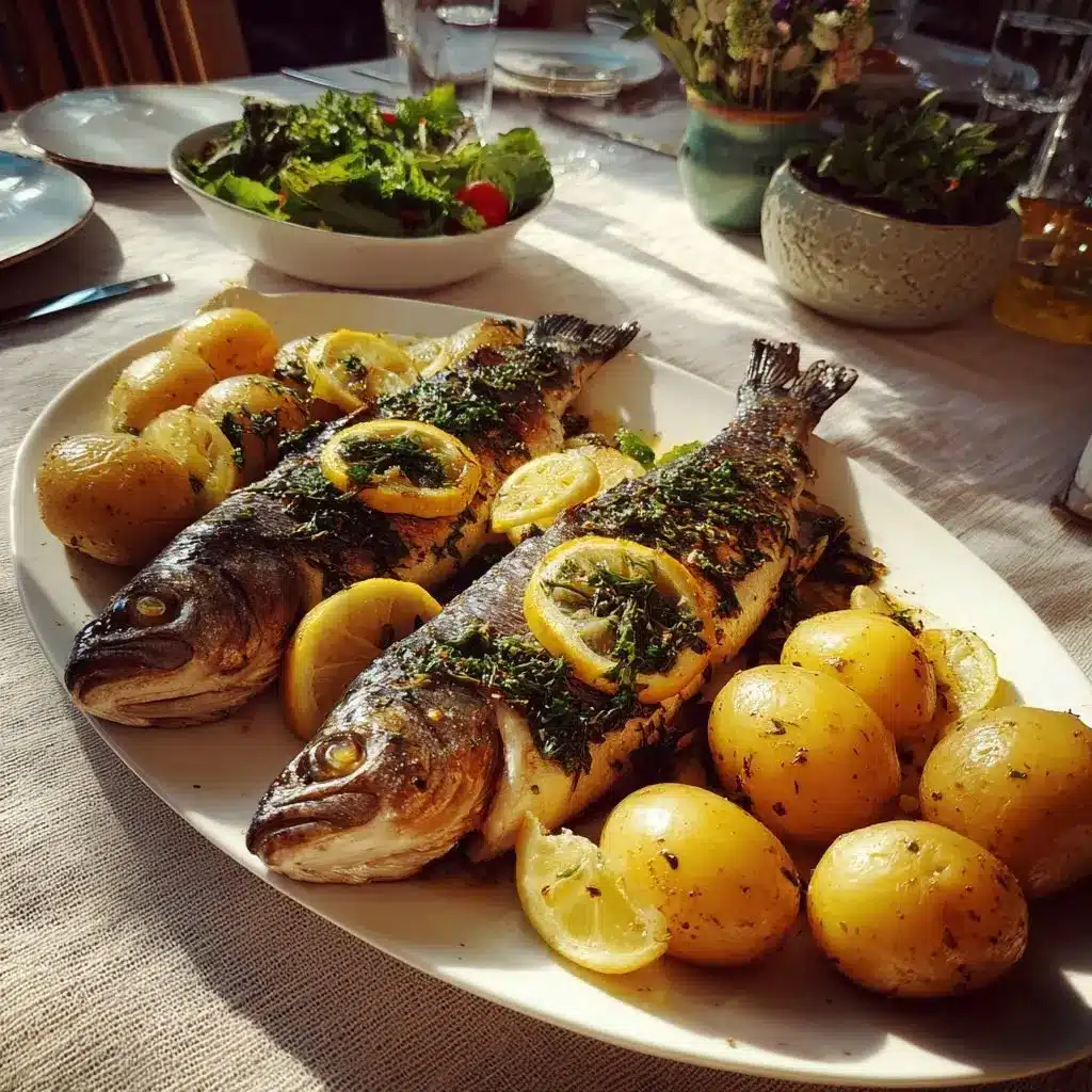 Gefüllte Forelle Ofen