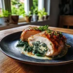 Gefyllte Hyhnchenbrust Byrlauch Frischkyse