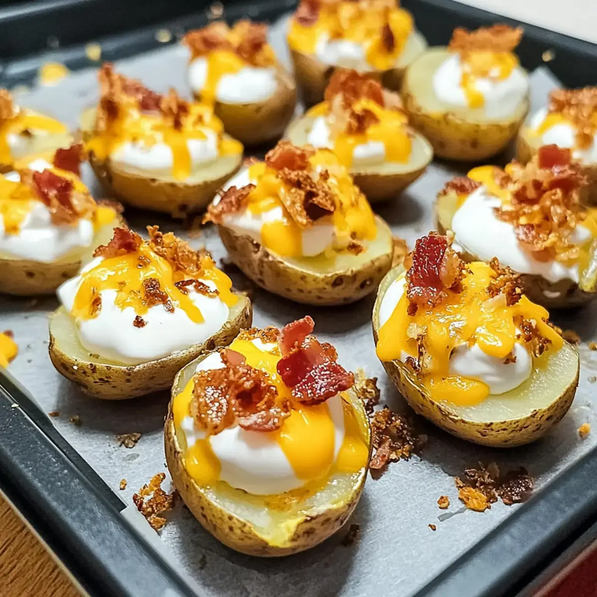 Gefüllte Mini-Kartoffelhäppchen