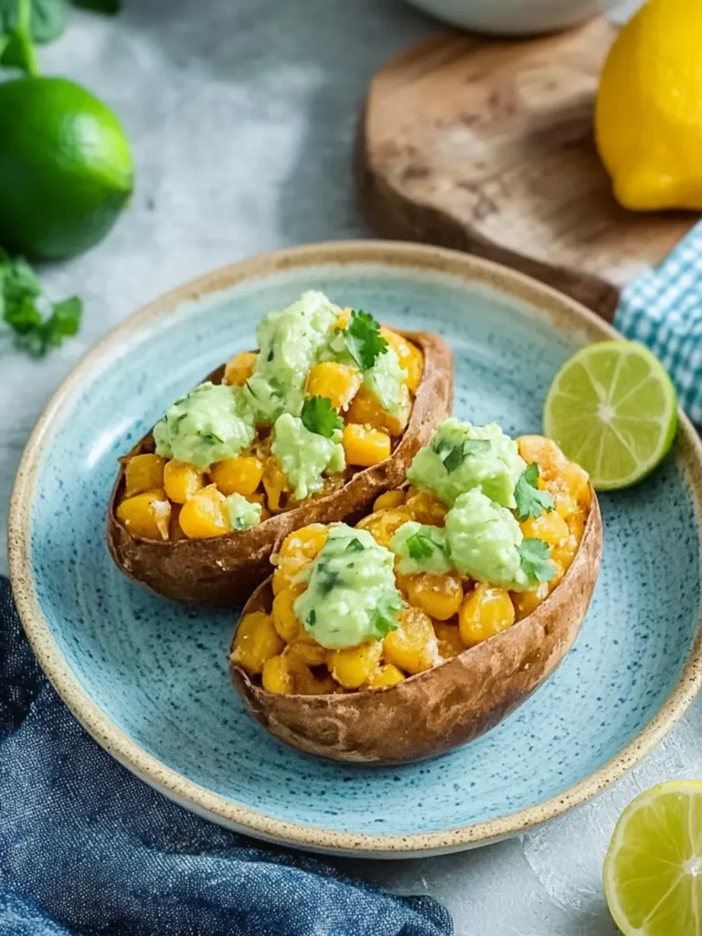 Gefüllte Süßkartoffel im mexikanischen Stil – Ein Fest für Gaumen!