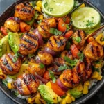 Gegrillte Garnelen Schyssel